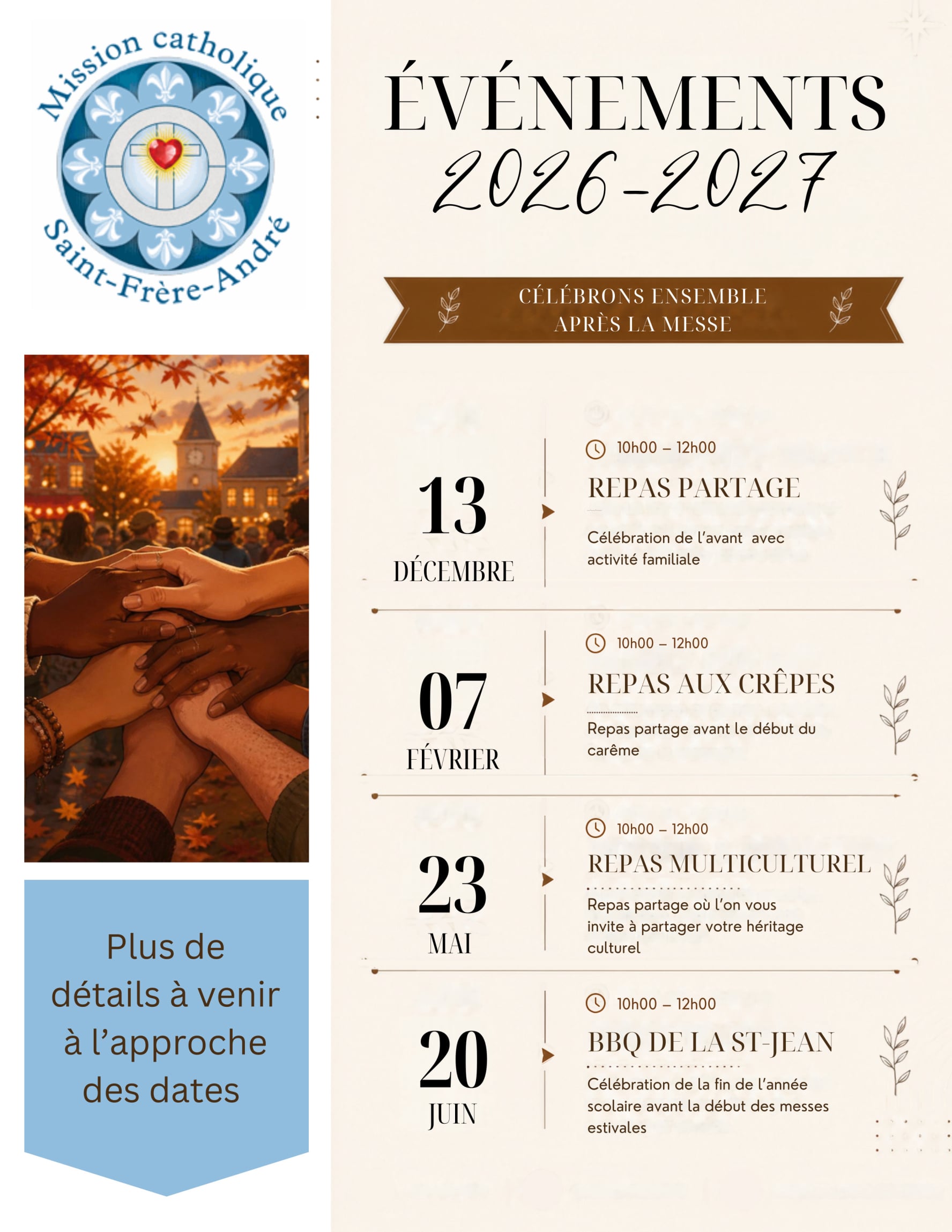 evenements a la MSFA