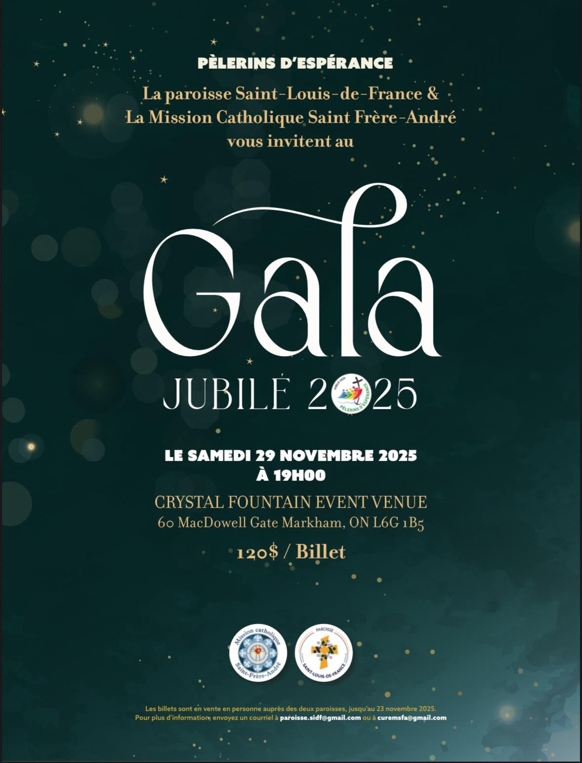 affiche gala de la Mission 2025